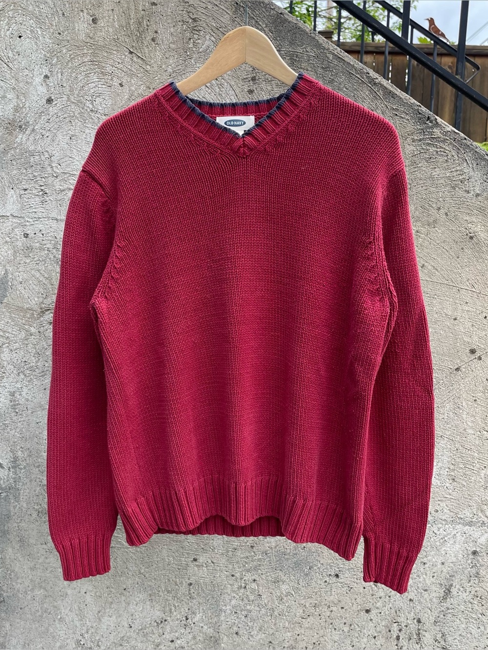 90s/y2k red Old Navy knit sweater size large